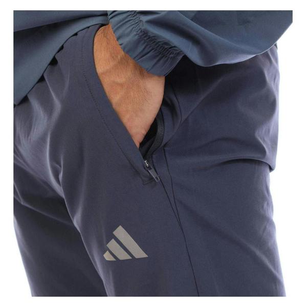 Adidas Mens Woven Tracksuit Bottoms - Navy - 