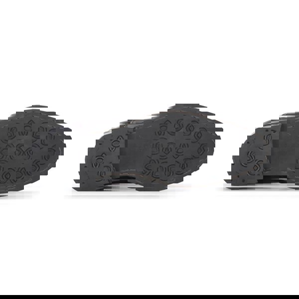 Justin Reess Harry - Men's Wine Patent Leather Brogue Shoes