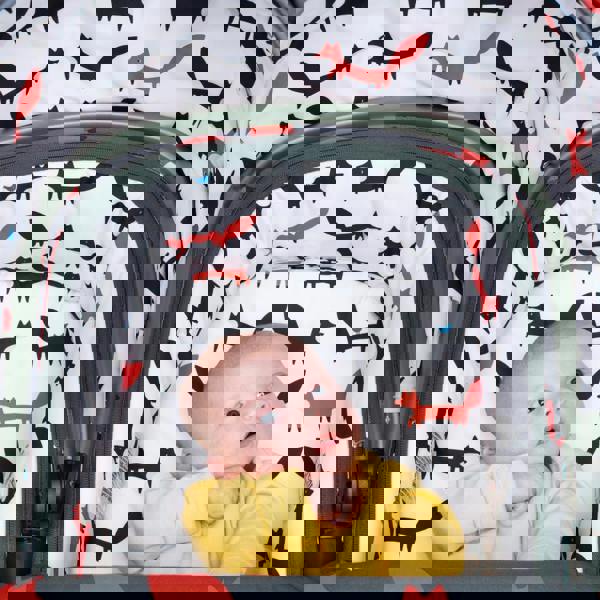 Wow XL Carrycot Charcoal Mister Fox - Carrycot - Cosatto Store