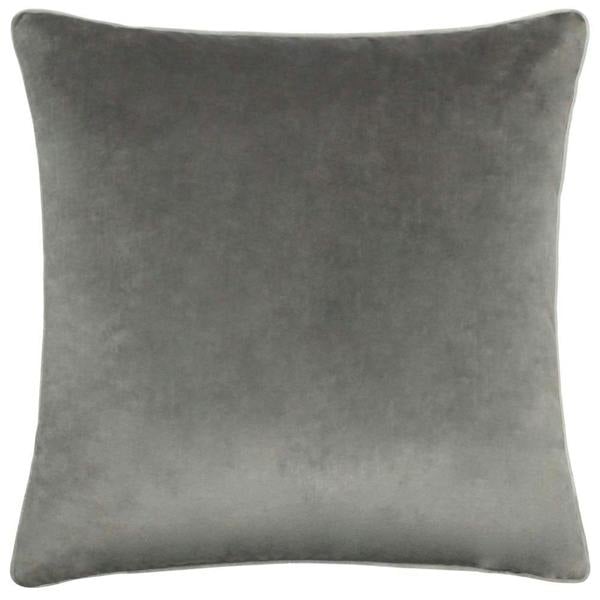 Furn Meridian Velvet Cushion Cover - Charcoal/Dove