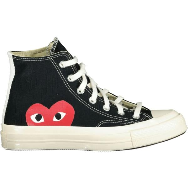 Comme Des Garcons Play x Converse Chuck Hi Black - chancefashionco