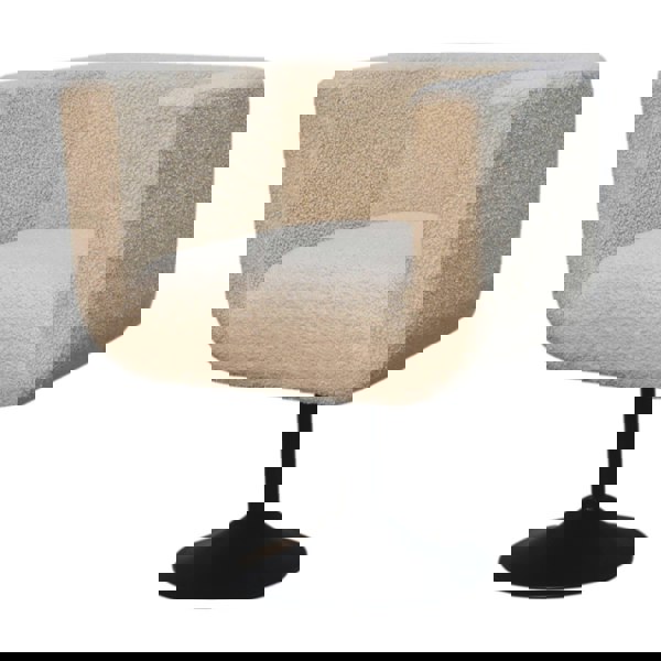 Artisan Furniture Cream Boucle Swivel Chair