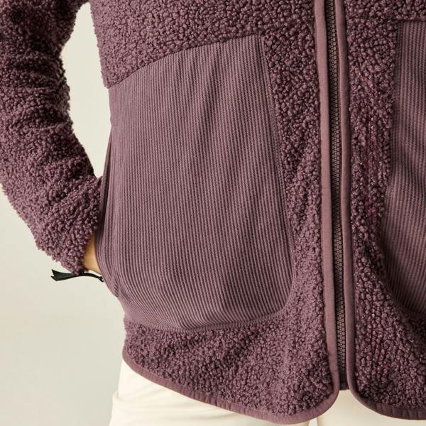 Dare 2B Womens/Ladies Zephyr Borg Fleece Jacket - Huckleberry - 