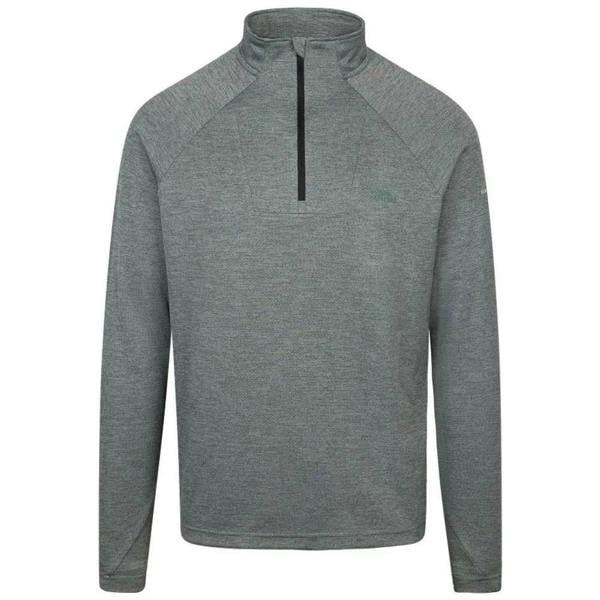 Trespass Mens Valin Long-Sleeved Top - Green Willow Marl - 