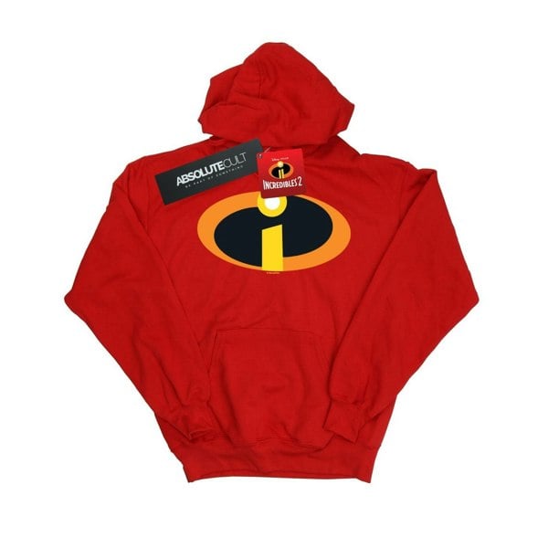 Disney Mens The Incredibles Costume Logo Hoodie - Red