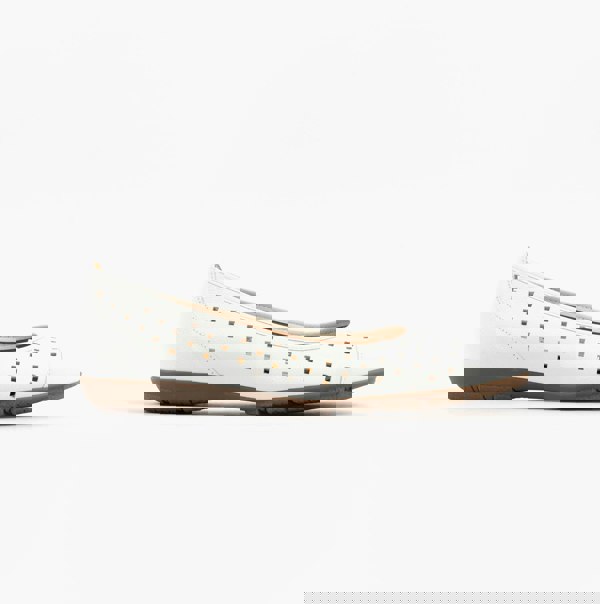 Gabor RUFFLE Womens Shoes White