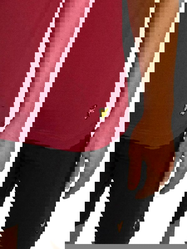 Lyle & ScottPyjama SetCharlie T-Shirt & Shorts Lounge Set, Burgundy/BlackBoxers & Briefs