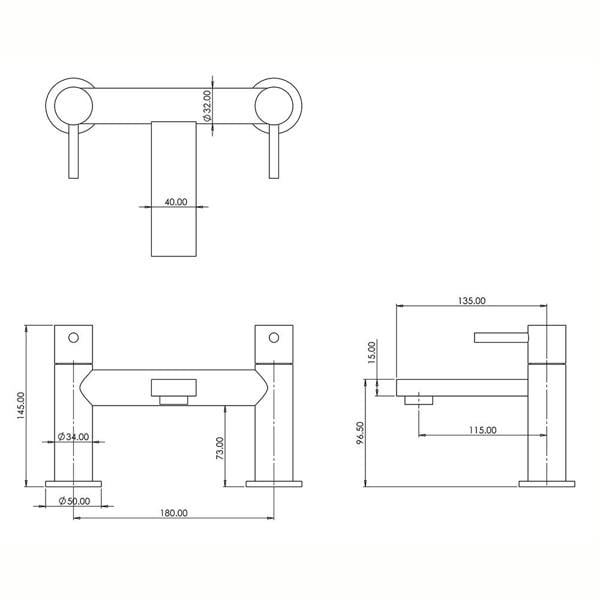 Flode Eslov | Bath Filler | Copper