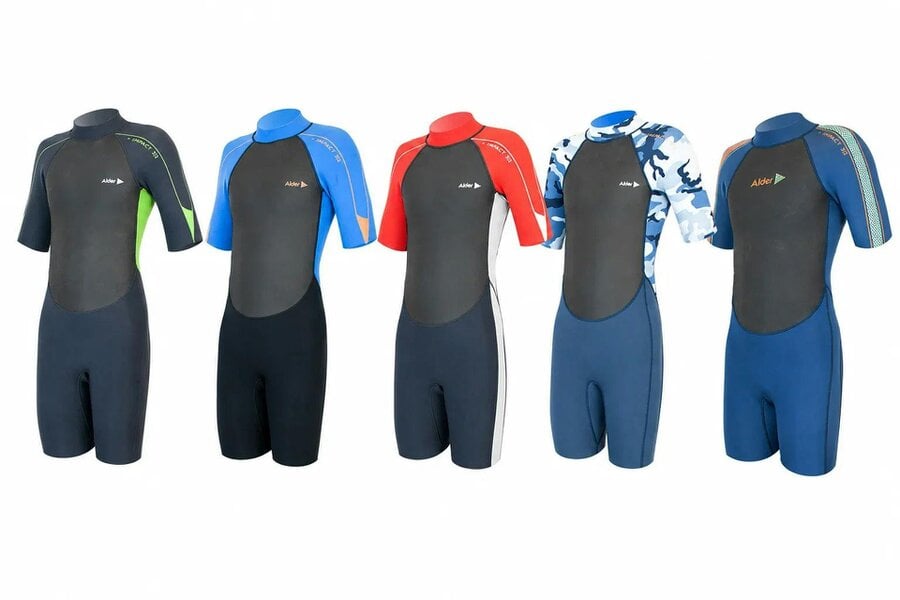 Alder Impact Junior 3/2 Shorty Kids Wetsuit