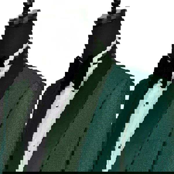 David WeJ DW Signature Satin Shawl Lapel Blazer - Green