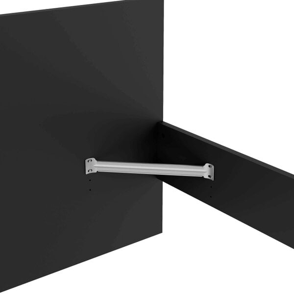 Wyld Haus Budapest 3ft Single Black Wooden Bed Frame