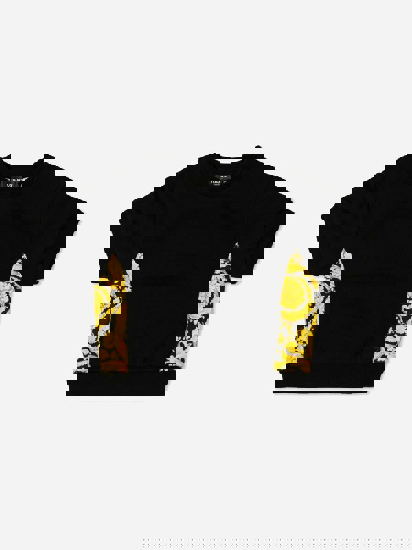 Versace Girls Barocco Sweatshirt in Black