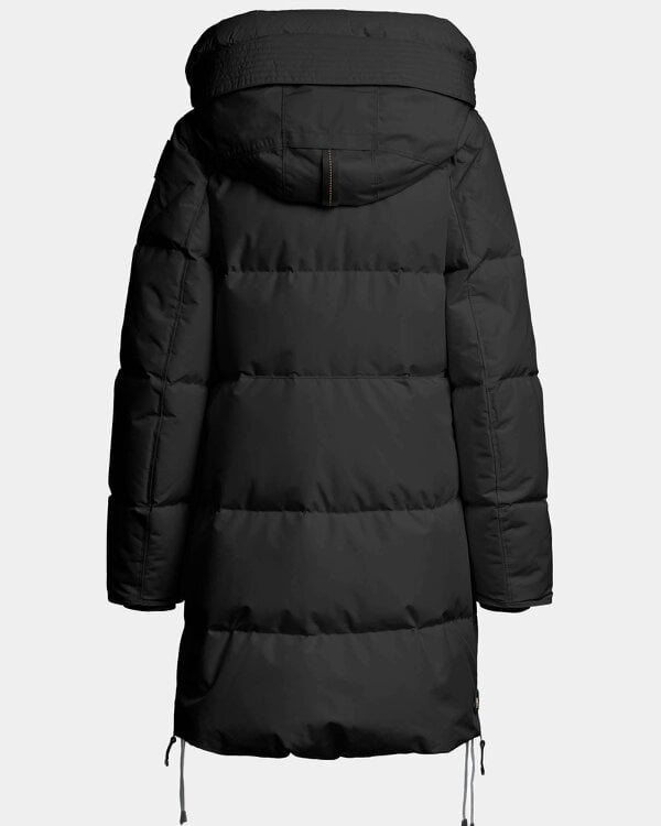 Parajumpers Long Bear Womens Hooded Down Coat - Black 541