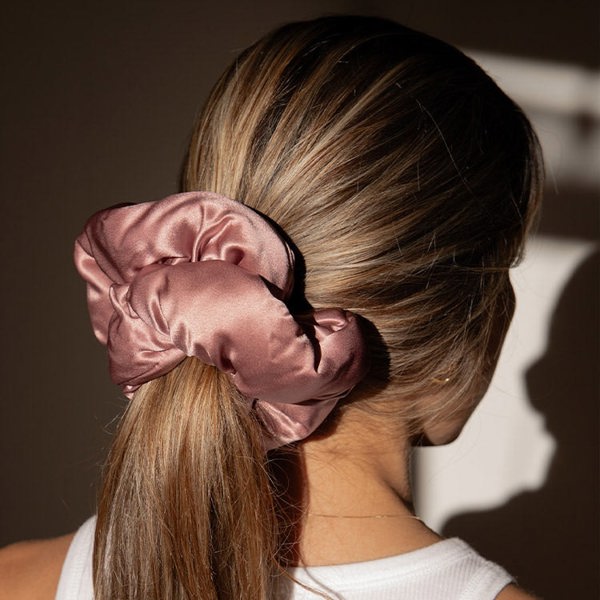 Drowsy Sleep Co Pillow Scrunchie - Damask Rose