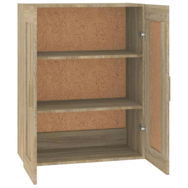 Berkfield Wall Cabinet Sonoma Oak 69.5x32.5x90 cm Engineered Wood
