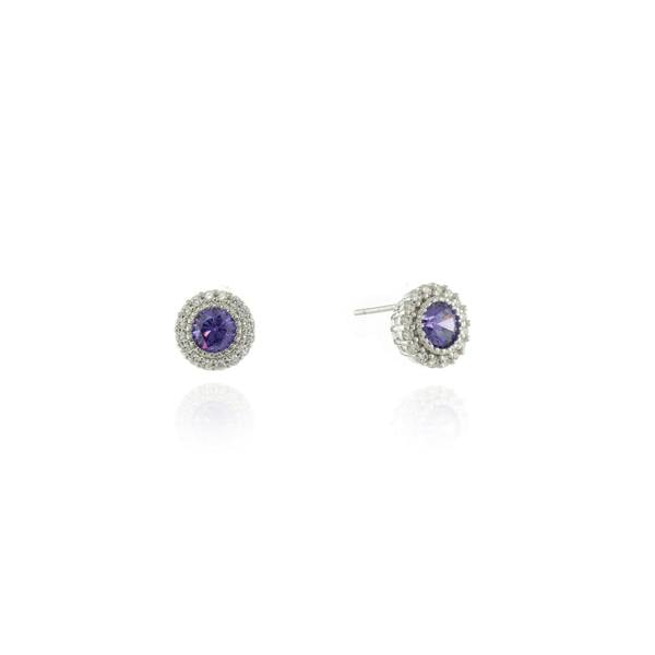 Cachet London Fidelity Silver Tanzanite Earrings