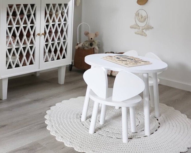 Zuri House Crochet doily rug | IVORY