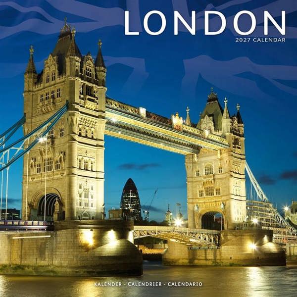 London Calendar 2027, Wall Calendars, Month To View, Travel, Gift
