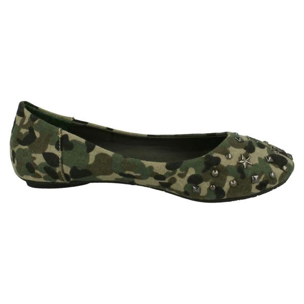 Spot On Girls Spot On Studded Ballerina Flats