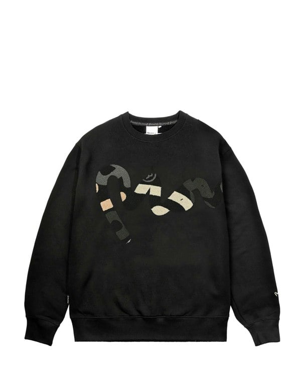 Money Big Sig Chenille Crew Sweat Black