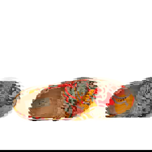 Embassy London Walter - Multi Print - Men's white sole Summer Loafer in eye catching soft leather