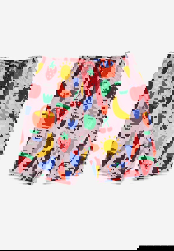 Organic Picnic Print Short Pyjamas - Toby Tiger