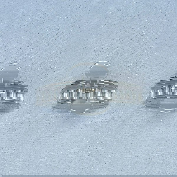 Large Hair Claw Clip Silver Jaw