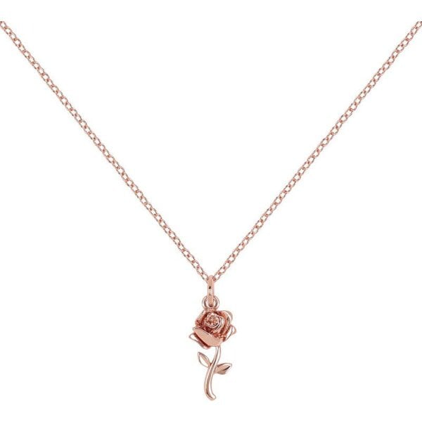 Disney Beauty and The Beast Necklace CF01129PL-Q-PH