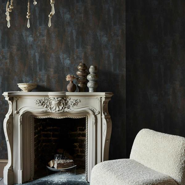 Abigail Ahern Oxidized Opulence Wallpaper | Nightfall
