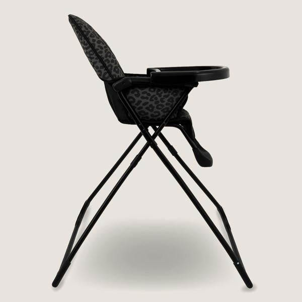 MBHC1 Compact Highchair - Black Leopard