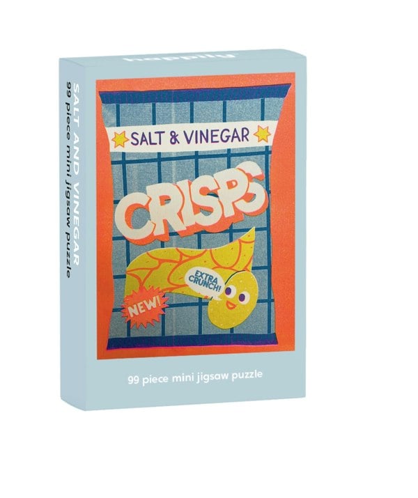 Happily Puzzles Salt and Vinegar - 99 Piece Mini Jigsaw Puzzle