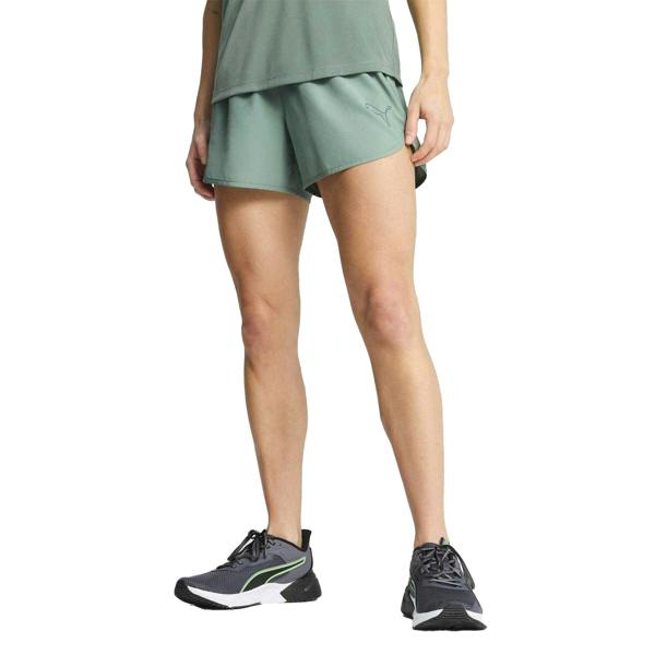 Puma Womens/Ladies Shorts - Green/Moon - 