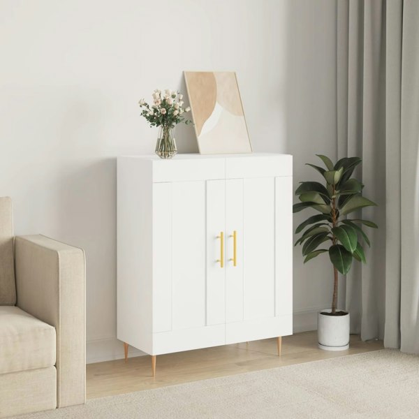 Berkfield Sideboard White 69.5x34x90 cm Engineered Wood