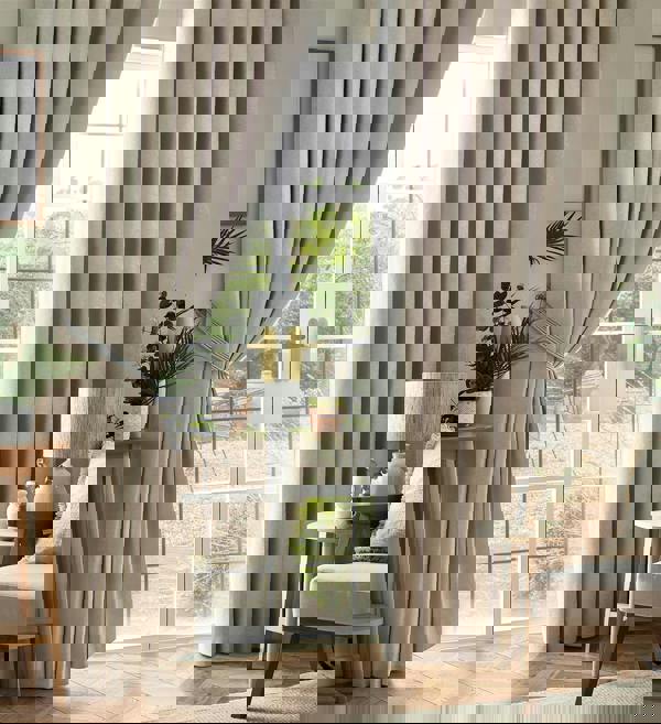 Luxury Living Chenille Blackout Pencil Pleat Top Curtains