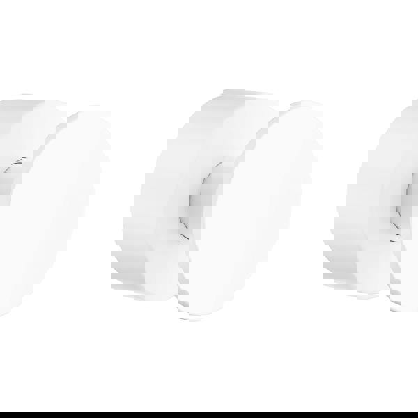 Single matt white towel hook