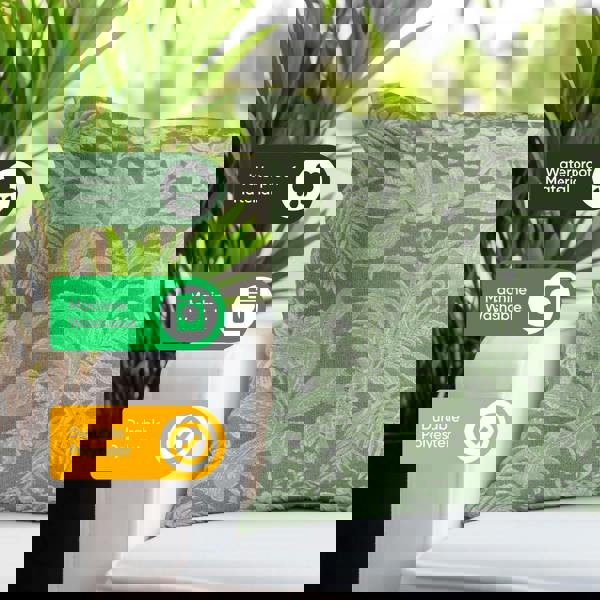 Gardenwize Pair of Outdoor Scatter Cushions – Floral Design