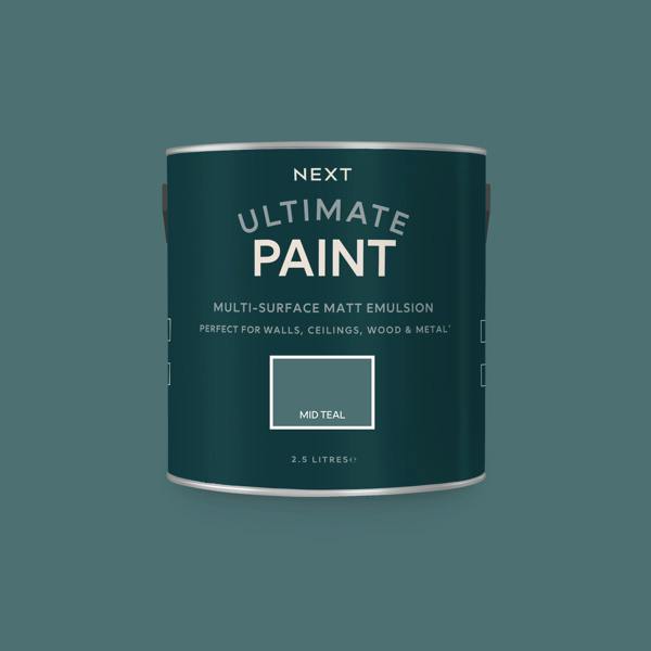 Next Mid Teal Mixed To Order Ultimate Paint 2.5L