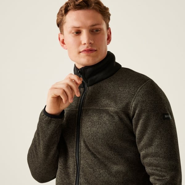 Regatta Mens Branleigh Full Zip Fleece Jacket - Crocodile