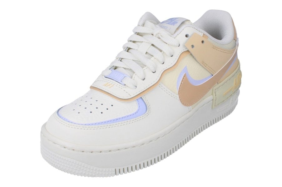 Nike Womens Air Force 1 Shadow Trainers Dz1847  114 - Sail White Onyx Ghost 114 - Photo 0