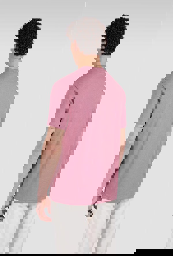 Paul & Shark Men's Cotton Jersey T-Shirt with Logo Embroidery - Pink