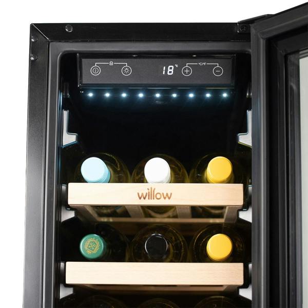 Willow 60L Under Counter Wine Cooler W30WCB - Black