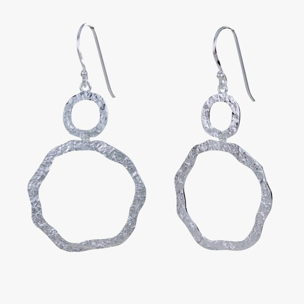 Sterling Silver Glimmer Earrings - Reeves & Reeves