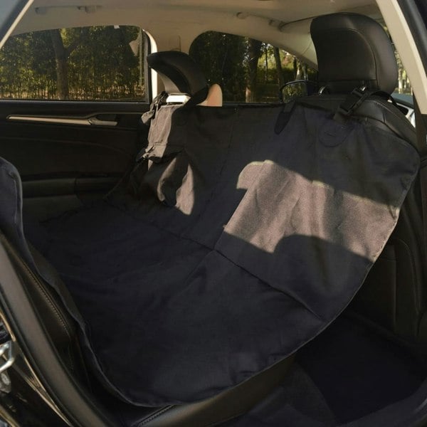 Berkfield Pet Rear Car Seat Cover 148x142 cm Black