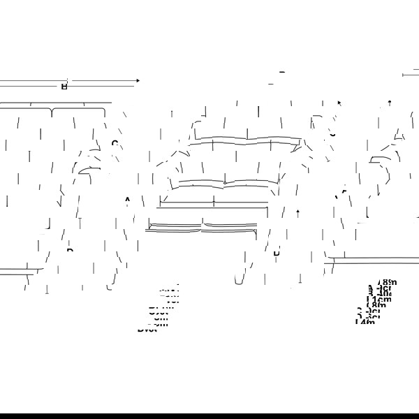 Baxter Tufted Fabric Sofa Suite - 3