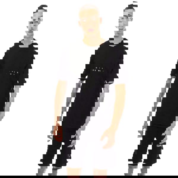 Jack And Jones Mens Star T-Shirt & Shorts Set - Black