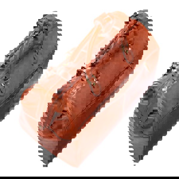 Infinity Leather Windsor - Genuine Leather Large Travel Duffle Bag