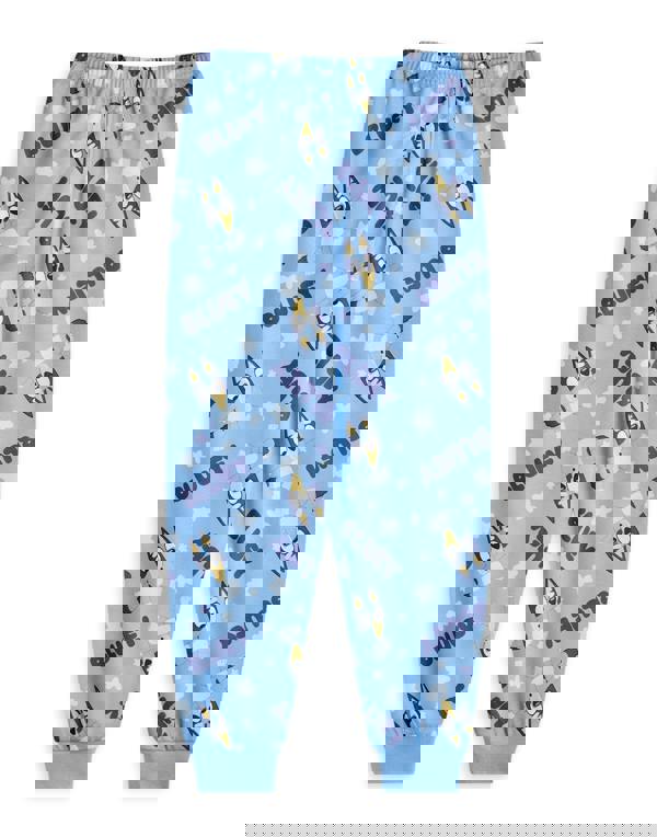 Bluey Unisex Kids Multicoloured Multi Character Multi-Pack of 2 Long Sleeve Long Leg Pyjama Set