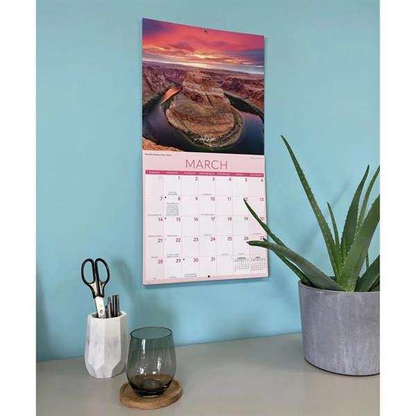America Calendar 2027, Wall Calendars, Month To View, Travel, Gift