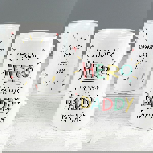 Personalised Memento Company Personalised I Have A Hero Mug