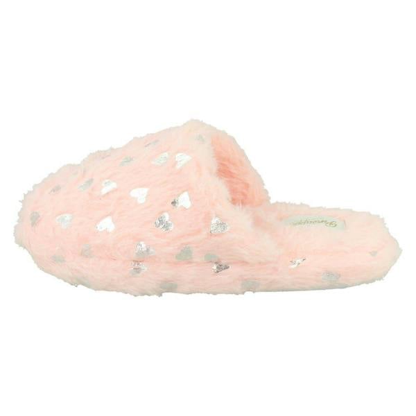 Pineapple Girls Pineapple Fluffy Mule Slippers X3022